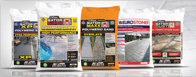 Alliance Gator Polymeric Sands and rock dust
